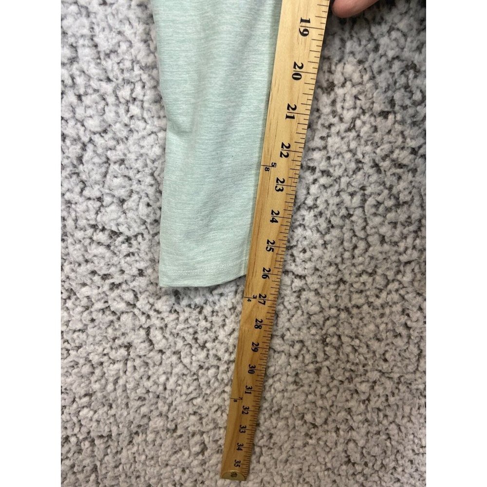 Light green leggings two tone top accent women's size Small - Picture 5 of 9